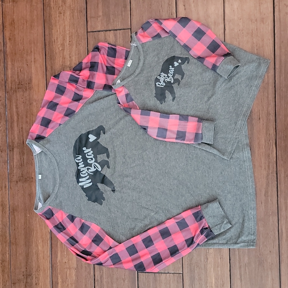 XL (runs small) & 3-4yr Mommy and Me Shirt Set